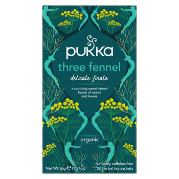 Pukka Organic Drei Fenchel -Teebeutel 20 pro Packung