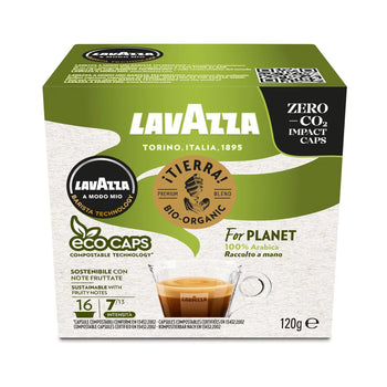 Lavazza Eco Caps Kompostierbare Bio -Bio -Kaffeekapseln 16 pro Packung
