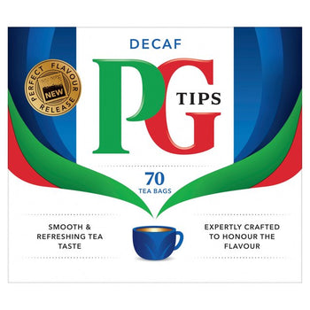 PG tippt die leckeren Decaf -Teebeutel 70 pro Packung