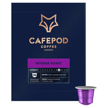 Cafepod intensive gebratene Nespresso -kompatible Aluminiumkaffee -Kaffee 36 pro Packung