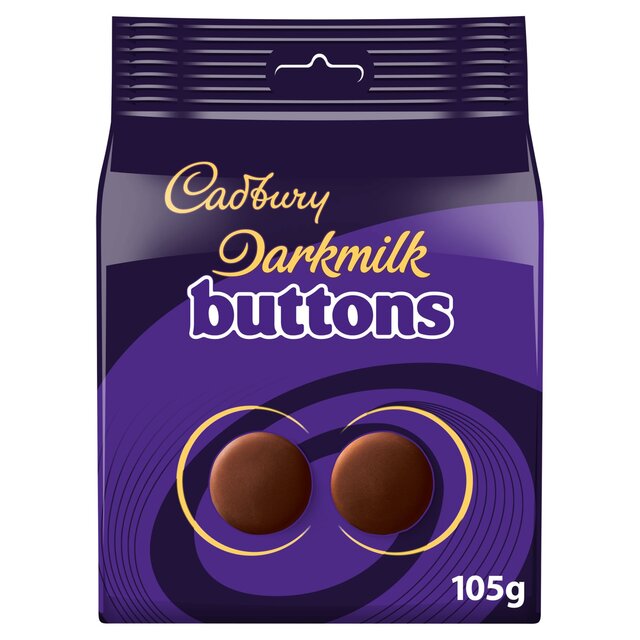 Cadbury Darkmilk Giant Buttons Chocolate Bag 105g