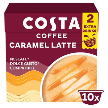 Costa Coffee Nescafe Dolce Gusto kompatibler Karamell Latte 16 pro Pack