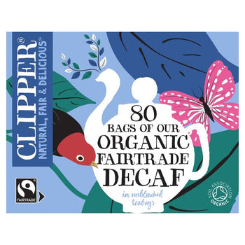 Clipper Organic Naturally Dekoffeininiertes Teebeutel 80 pro Packung