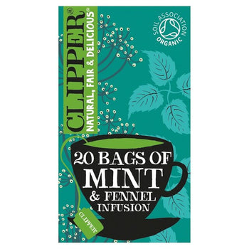 Clipper After Dinner Mints Bio Double Mint & Fenchel Infusion Teebeutel 20 pro Packung