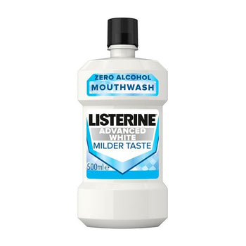 Listerine Fortgeschrittene weiße milder Geschmacksmund 500 ml