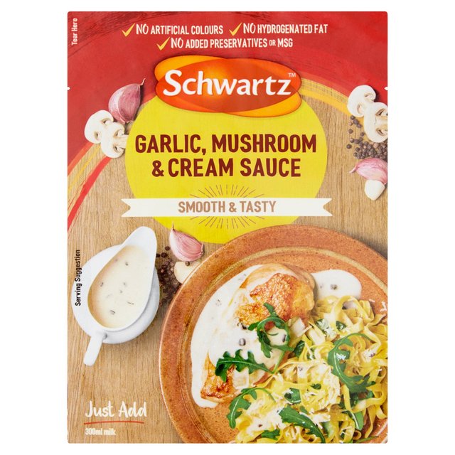 Salsa de ajo y champiñones de schwartz 26g