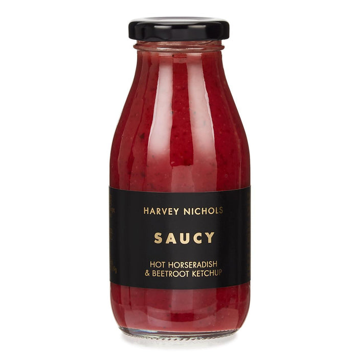 Harvey Nichols Saucy Heißer Meerrettich und Rote Beete Ketchup 285G