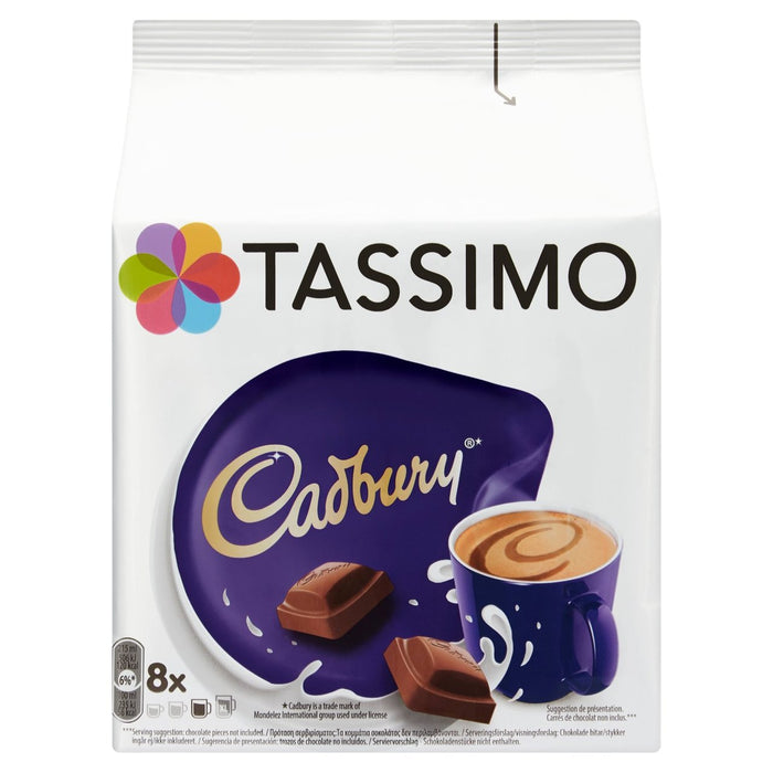 Tassimo Cadbury Hot Chocolate Pods 8 par paquet