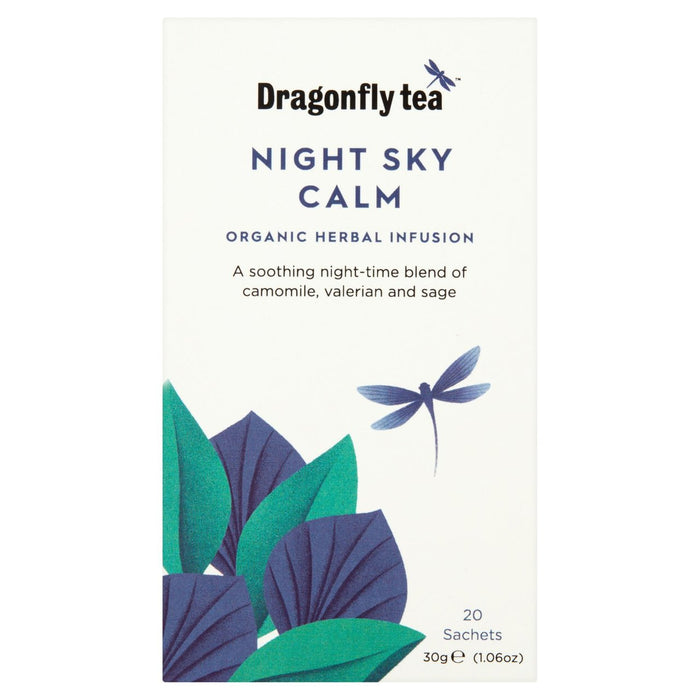 Dragonfly Organic Night Sky Calm 20 por paquete
