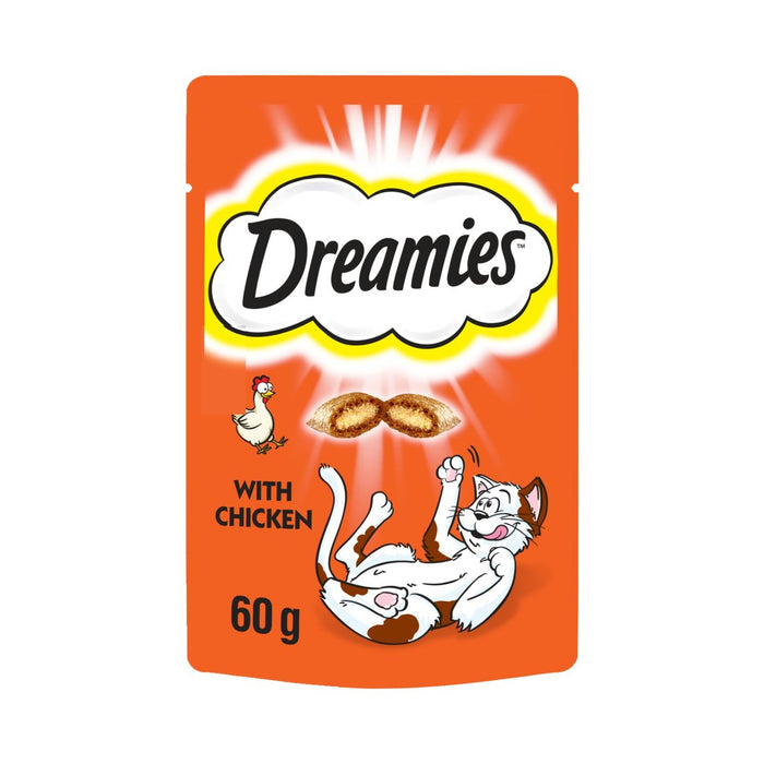 Dreamies Cat traite les biscuits au poulet 60g