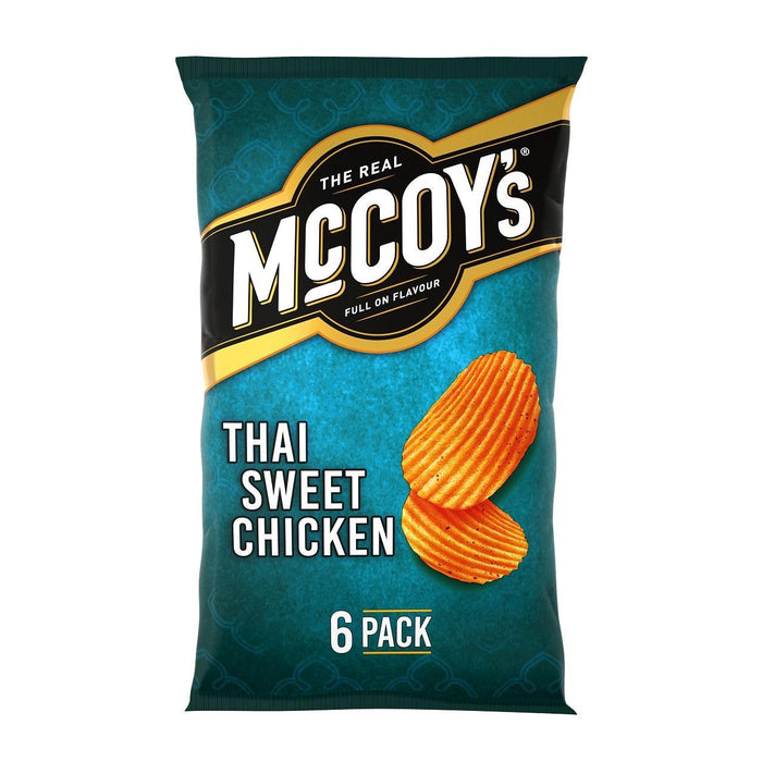 McCoy's Thai Sweet Chicken Multips Crisps 6 x 25g